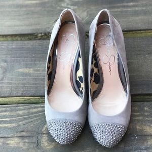 Gray/jeweled Jessica Simpson